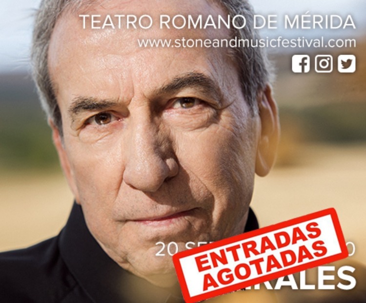 Concierto de José Luis Perales en Mérida - Stone & Music Festival 2020